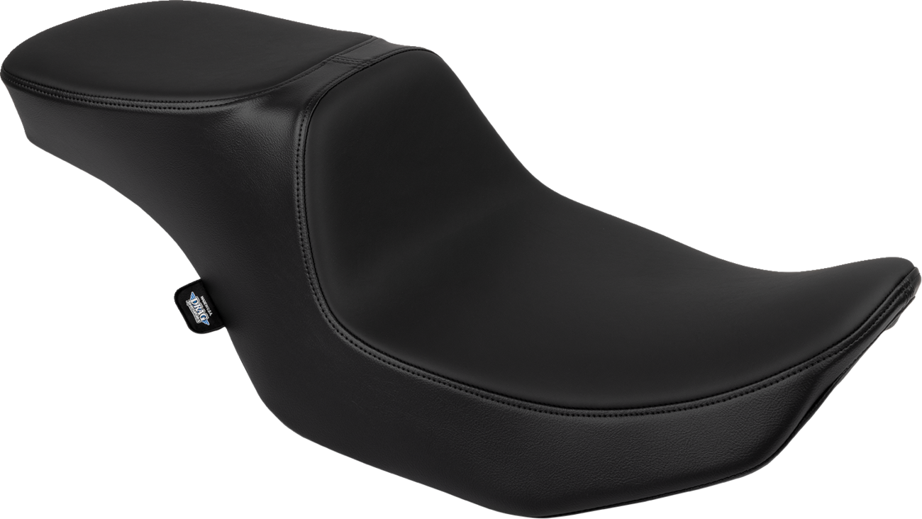 Predator 2-Up Seat - Solar Leather - Smooth - W/O Backrest - FLT/FLH '23-'24