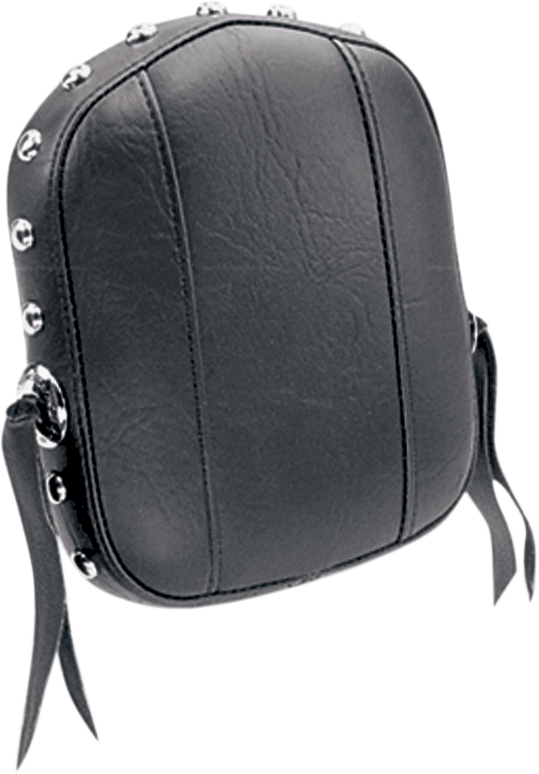 Bracket-Style Sissy Bar Pad - Studded W/ Conchos Pads - 7.5" X 9"