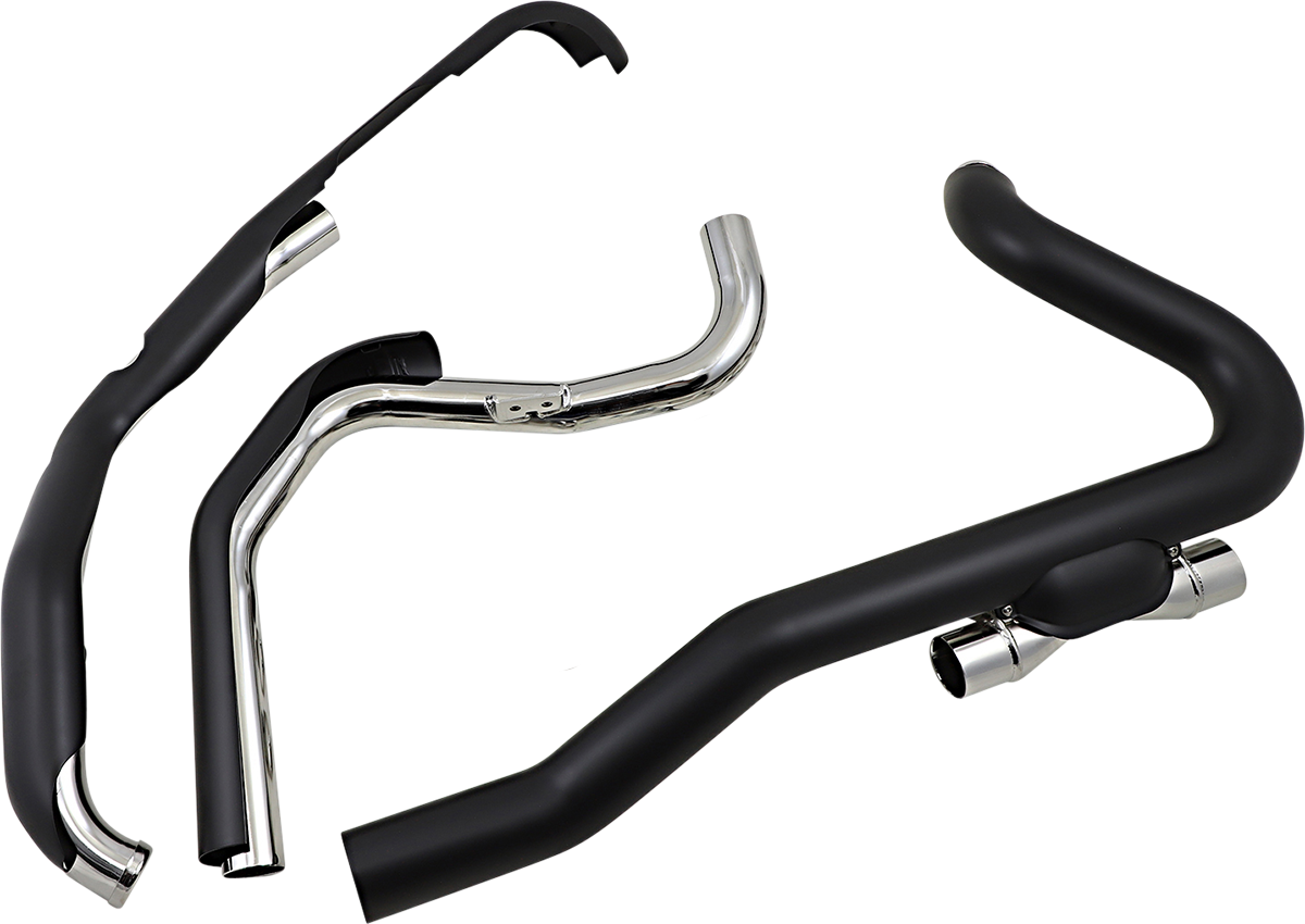 Powerport Trike Dual Headpipes - Raven Black