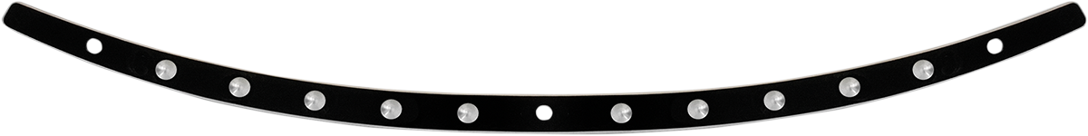 Windshield Trim - Black - Dish - '96-'13 FLH