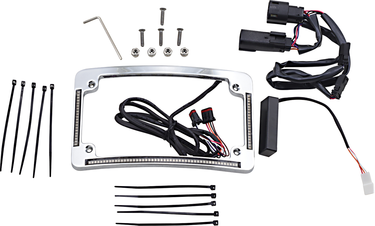 Radius License Plate Frame - Chrome