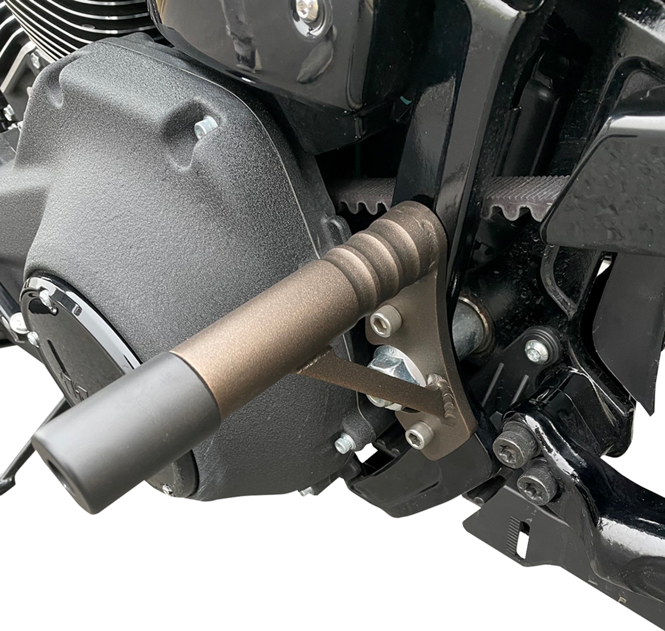 Frame Guards - Rear - Bronze - Softail
