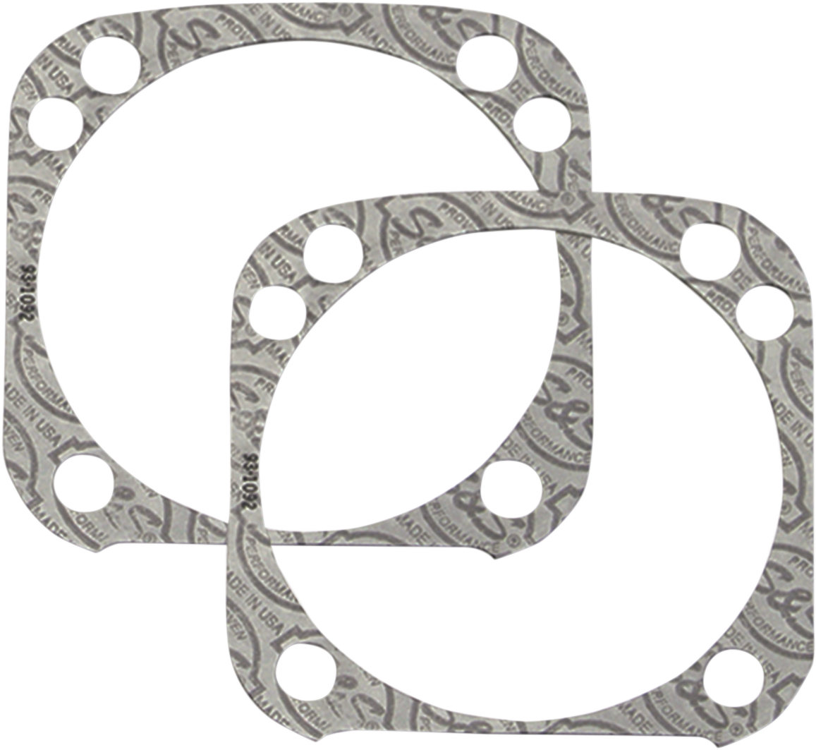 Base Gaskets - Front Or Rear 4.125" - STK - '99-'17 Twin Cam