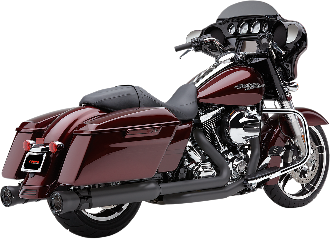 Race-Pro Slip-On Mufflers - 4-1/2" - Raven Black - FL
