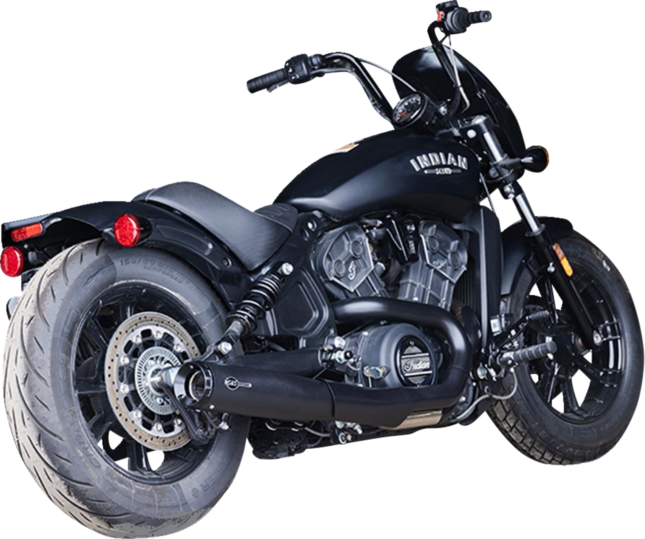 2-Into-1 Grand National Exhaust System - Black - Race Only