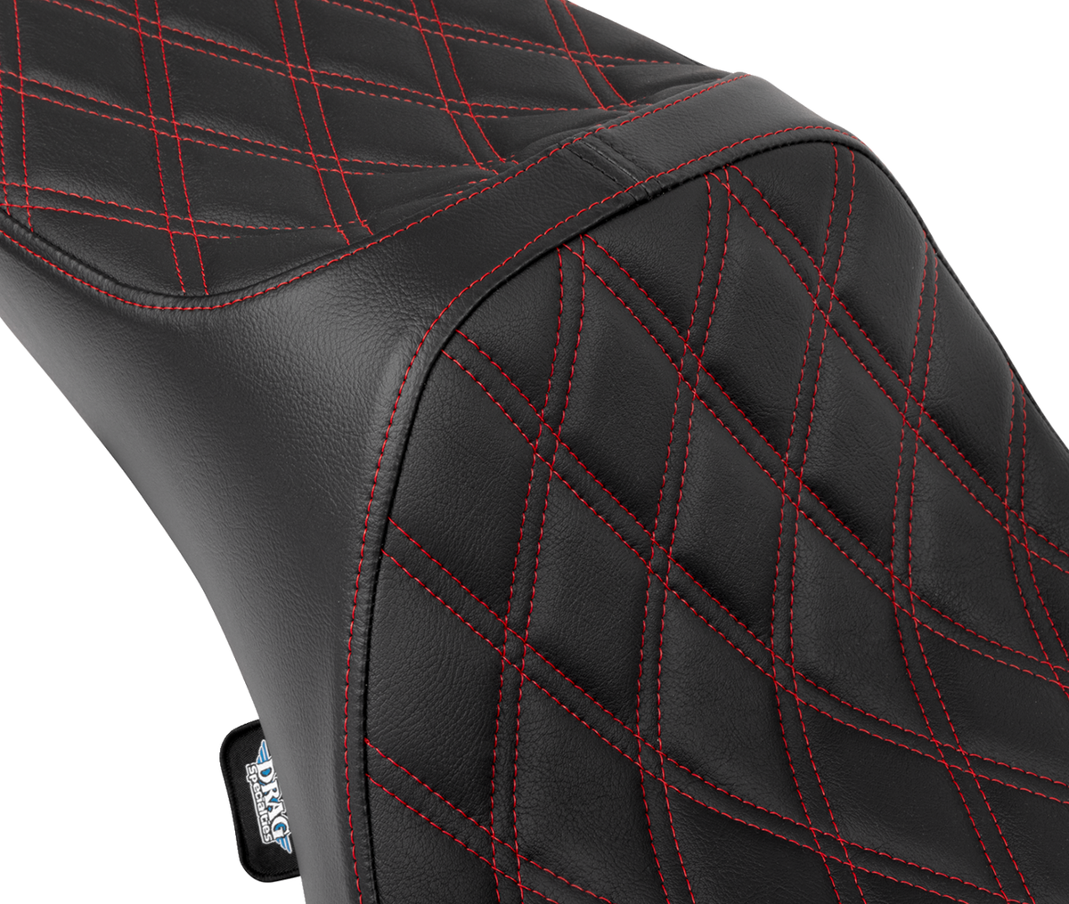 Predator III Seat - Extended Reach - Double Diamnd - Red Stitching - FLH/FLT '08-'24