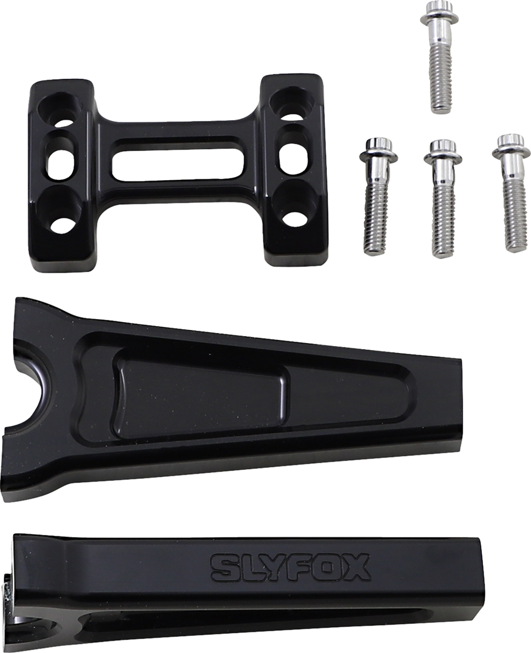Handlebar Riser Kit - Straight - 1" Clamping - 6" Rise - Black