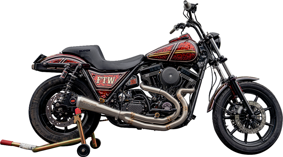 Drifter Seat - Black Logo - Black Vinyl - Smooth - FXR '82-'00