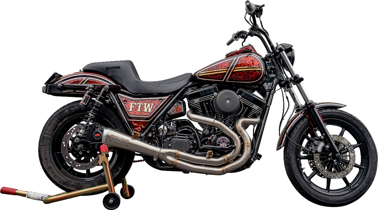 Drifter Seat - Black Logo - Black Vinyl - Smooth - FXR '82-'00