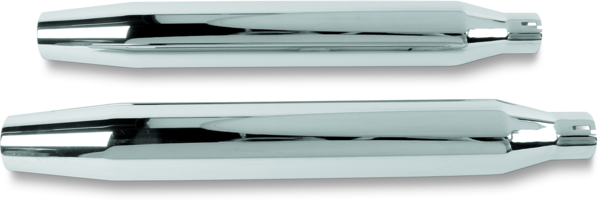 3" HP-Plus® Slip-On Mufflers - Tapered - Chrome - XL