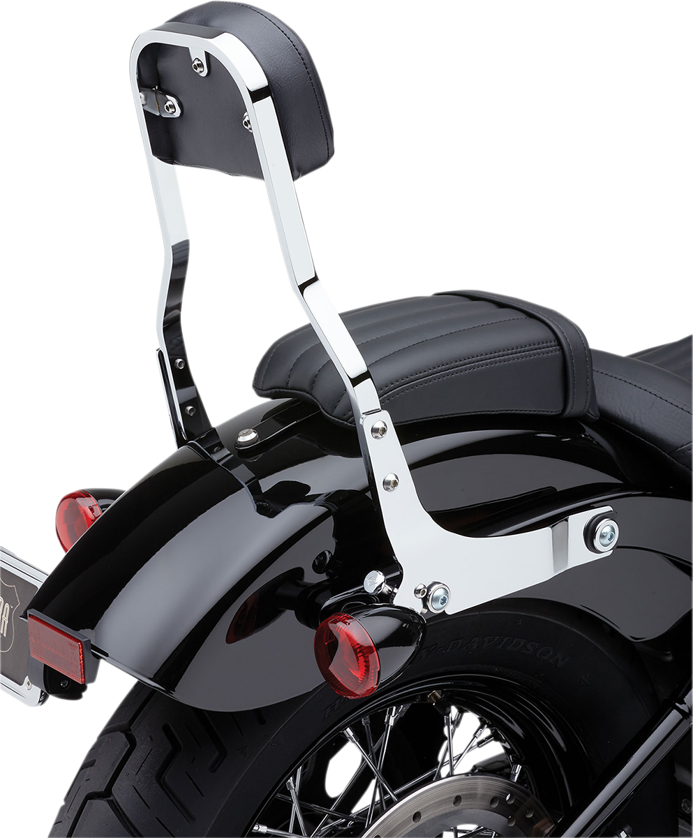 Backrest Kit - 14" - Chrome - Softail