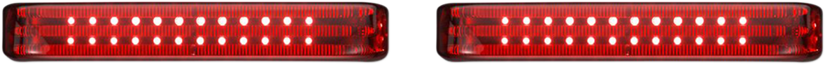 Saddlebag Lights - SS6 - Black/Red