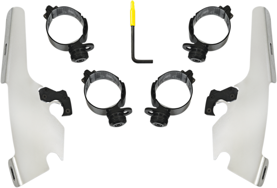 Fats/Slim Mounting Kit - Polished - FLFB
