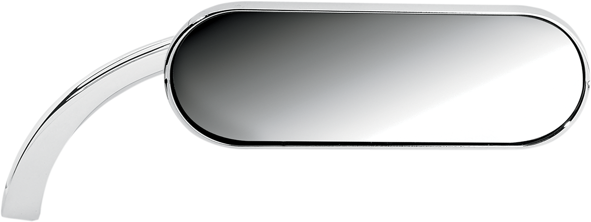 Mirror - Micro - Mini - Side View - Oval - Chrome - Left