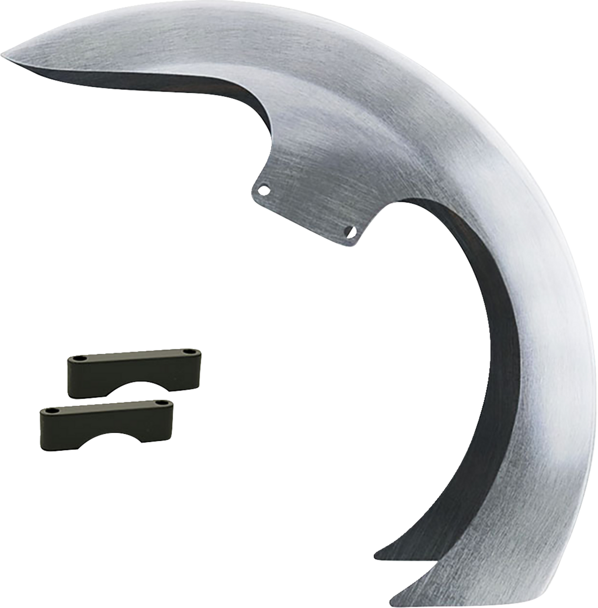 DEI Front Fender - 16"-19" Wheel - With Black Adapters - HD Touring