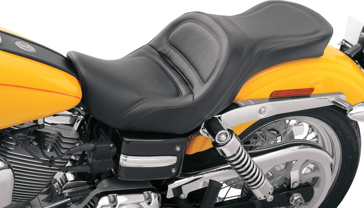 Seat - Explorer™ - Without Backrest - Stitched - Black - Dyna '06-'17