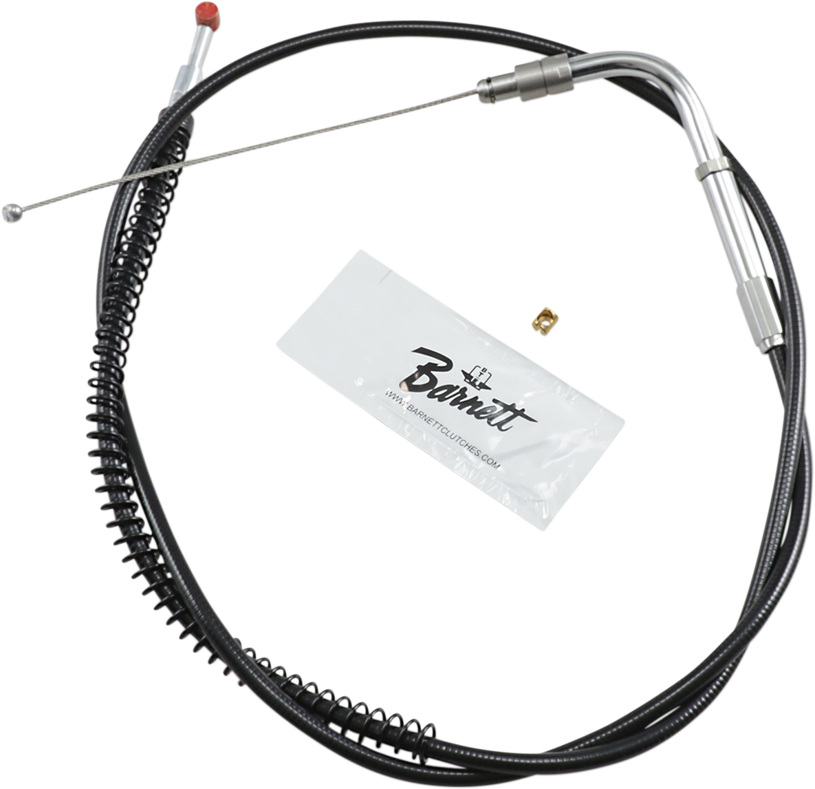 Black Vinyl Throttle Cable - +6" Size - 35-1/2" Length