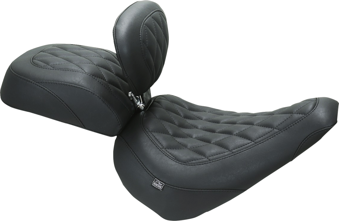 Wide Tripper™ Passenger Seat - Diamond - Black Stitch - FXBR '23-'25