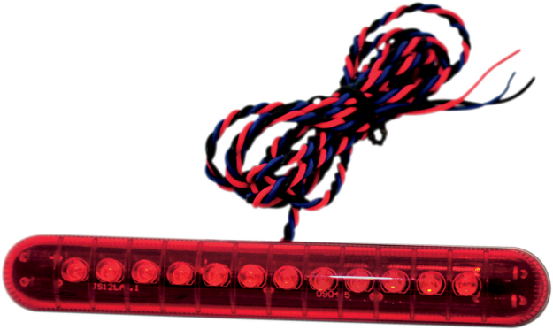Dual Intensity LED Light Bar - Non-Sequential With Flashing Brake - Red