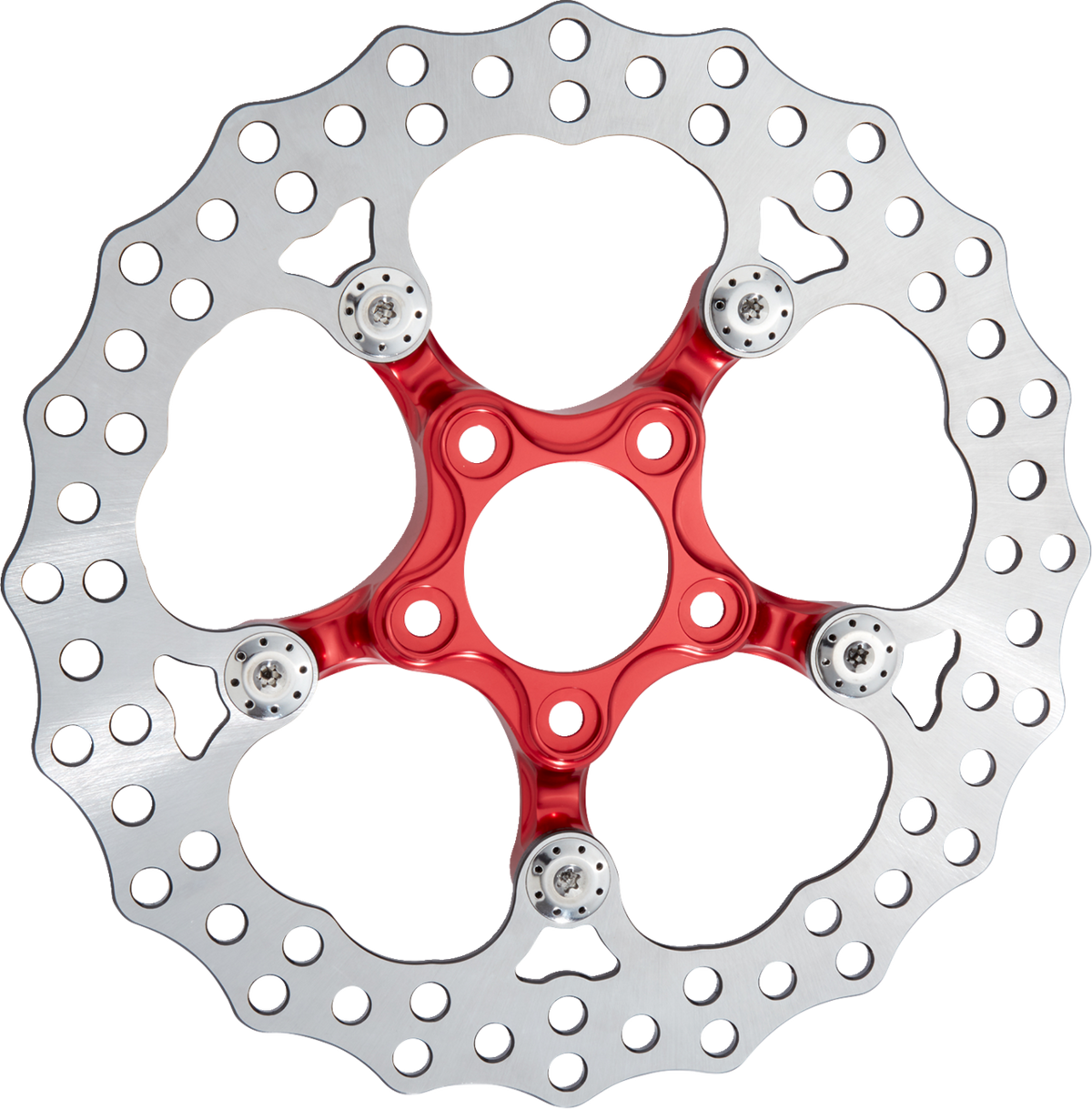 Spider Rotor - 12-19/32" - Red - Front