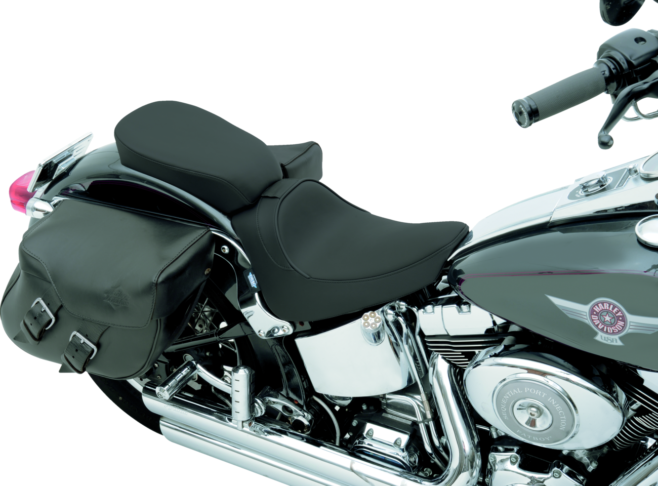 Rear Solo Seat - Wide - Smooth - FXST/FLST '00-'06