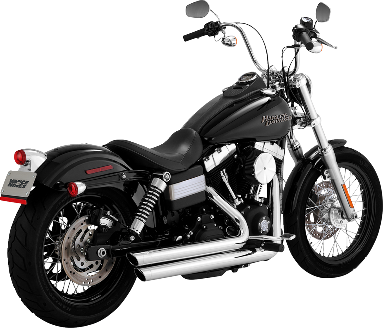 Big Shots Staggered Exhaust System - Chrome