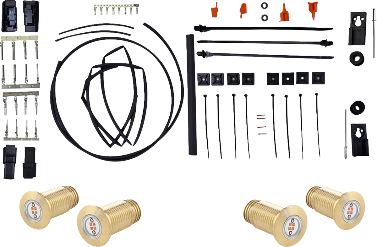 Bag Bolts Taillight Kit With Lightning Bolts