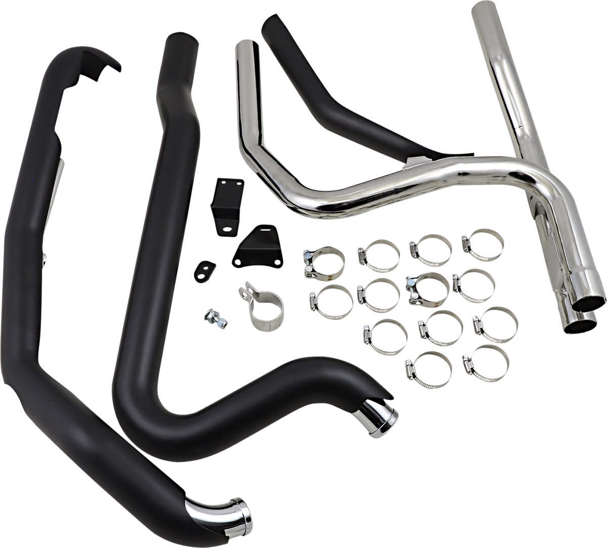Powerport Dual Headpipes - Black