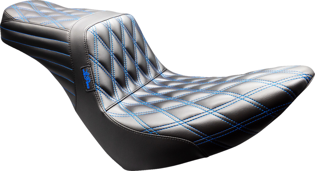 Tailwhip Seat - Black - Double Diamond - Blue Stitch - FX/FL '18-'25