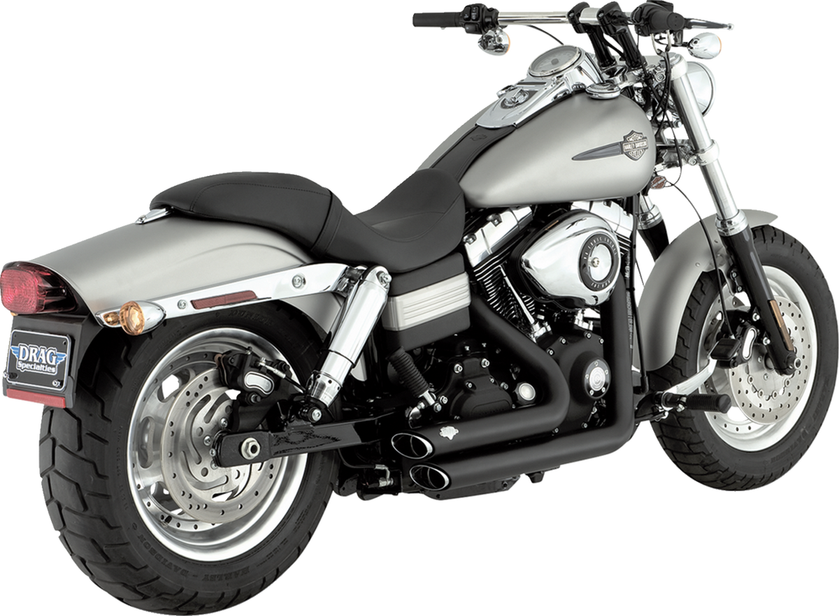 Shortshots Staggered Exhaust System - Matte Black