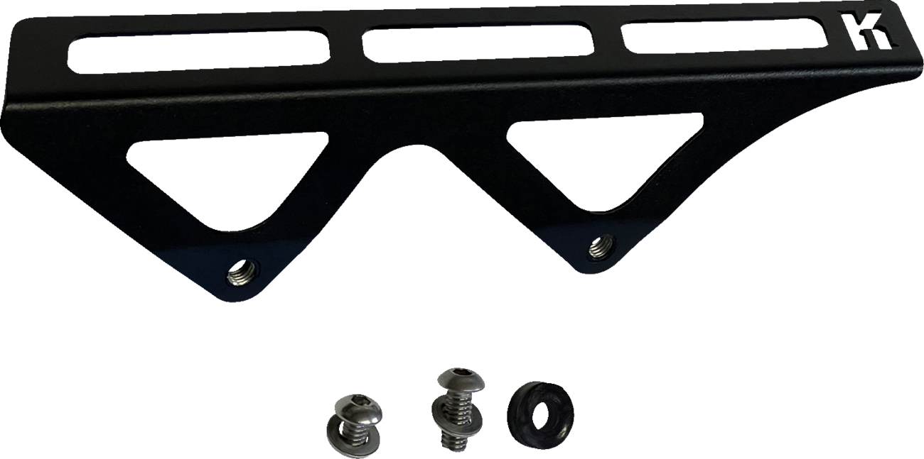Upper Belt Guard - Black - Softail