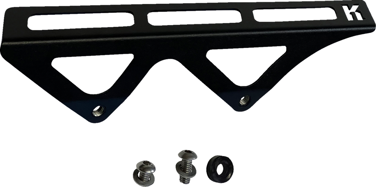 Upper Belt Guard - Black - Softail