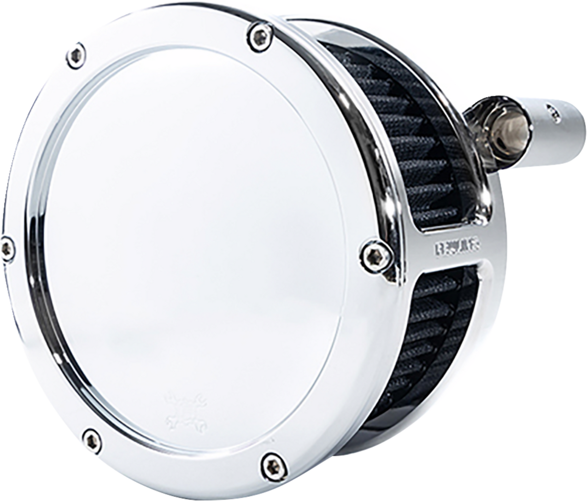 BA Air Cleaner Kit - Chrome With Black Filter - Twin Cam