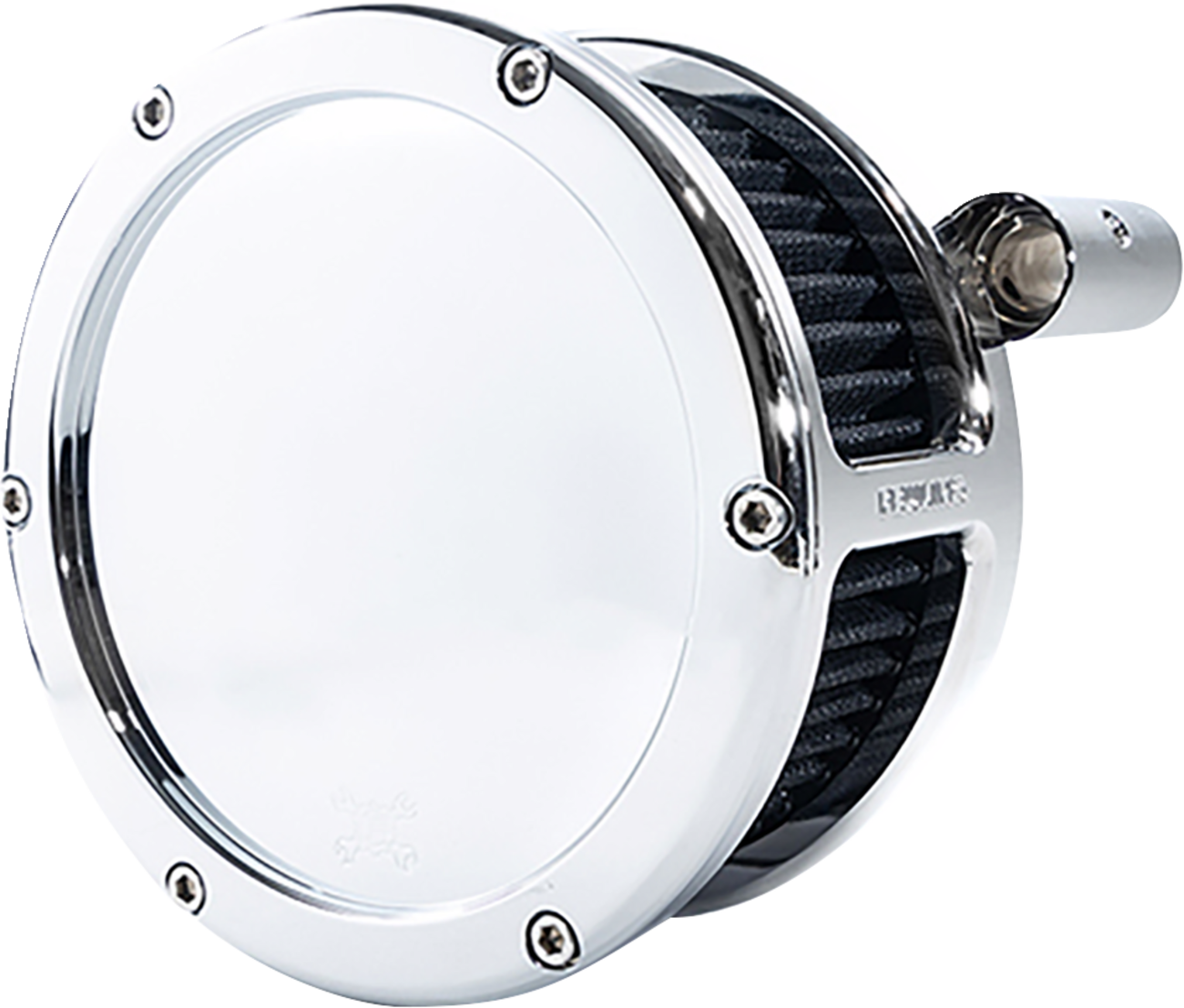 BA Air Cleaner Kit - Chrome With Black Filter - Twin Cam