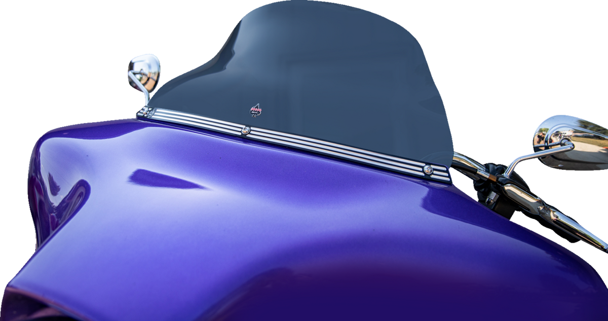 Flare® Windshield - 10-1/2" - Dark Smoke - '96-'13 FLH