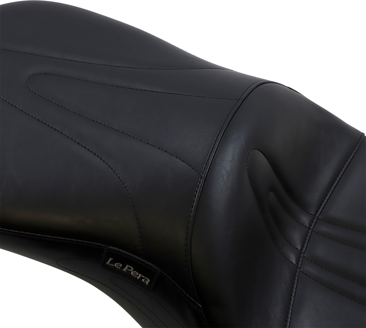 Sorrento 2-Up Seat - Stitched - Black - FLHR '02-'07