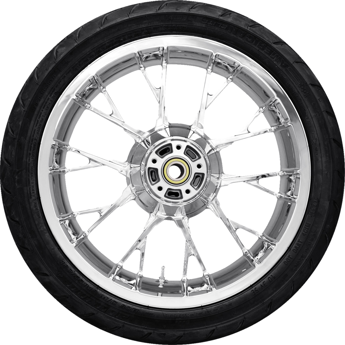 Marlin Rear Wheel - Chrome (18") | Dunlop Tire (180/55b18)