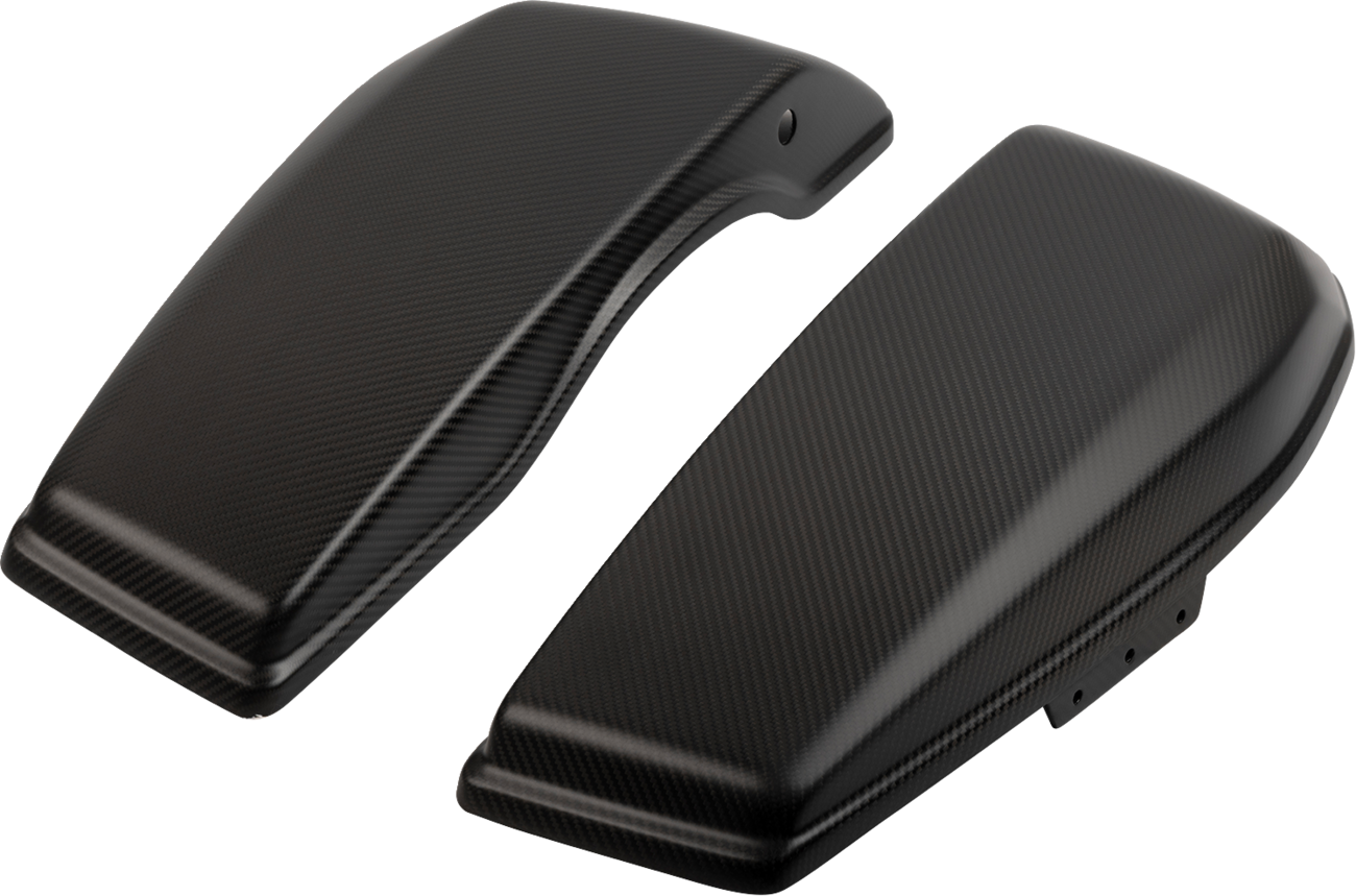 Saddlebag Lids - Carbon Matte - FL '24-'25