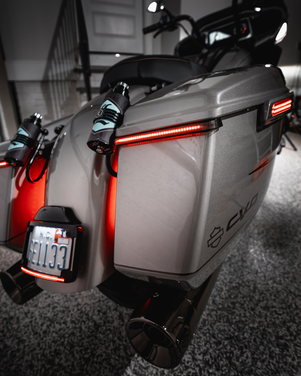 Radius License Plate Mount Assembly For CVO™