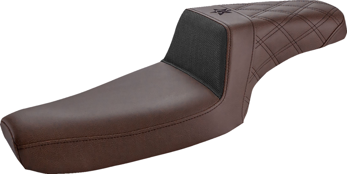Unknown Industries Seat - Front Carbon Fiber/Black Gripper Lumbar/Rear Lattice Stitch - XL