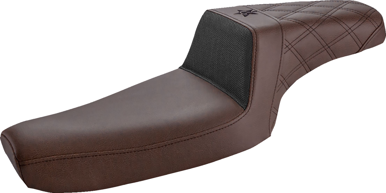 Unknown Industries Seat - Front Carbon Fiber/Black Gripper Lumbar/Rear Lattice Stitch - XL