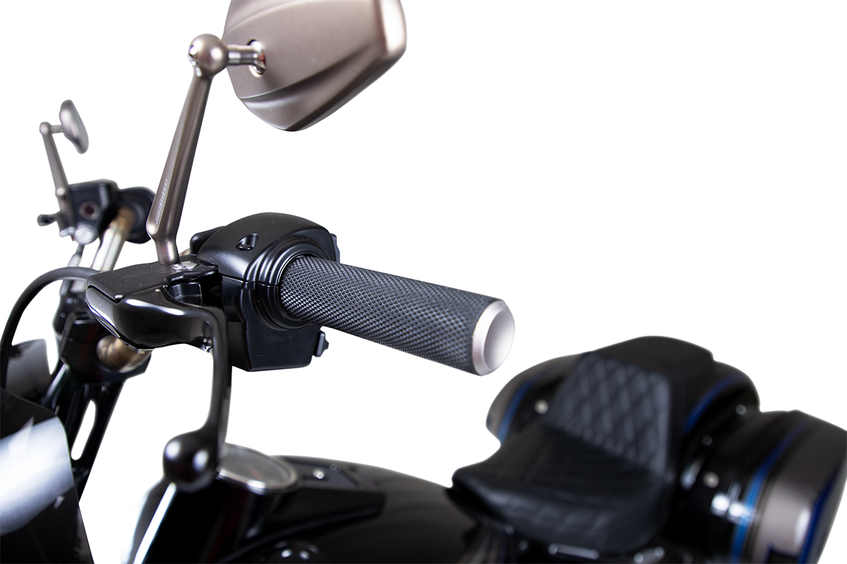 Knurled Grips - TBW - Titanium