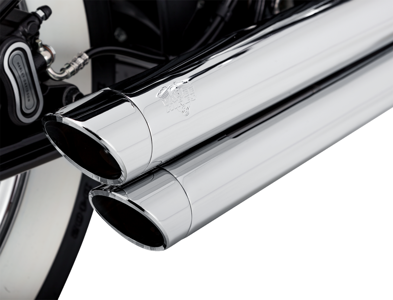Big Shots Staggered Exhaust System - Chrome