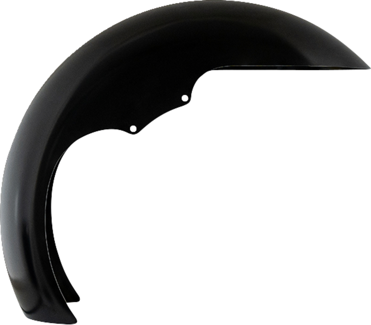 Level Front Fender - Black - 16"-19" - HD Touring
