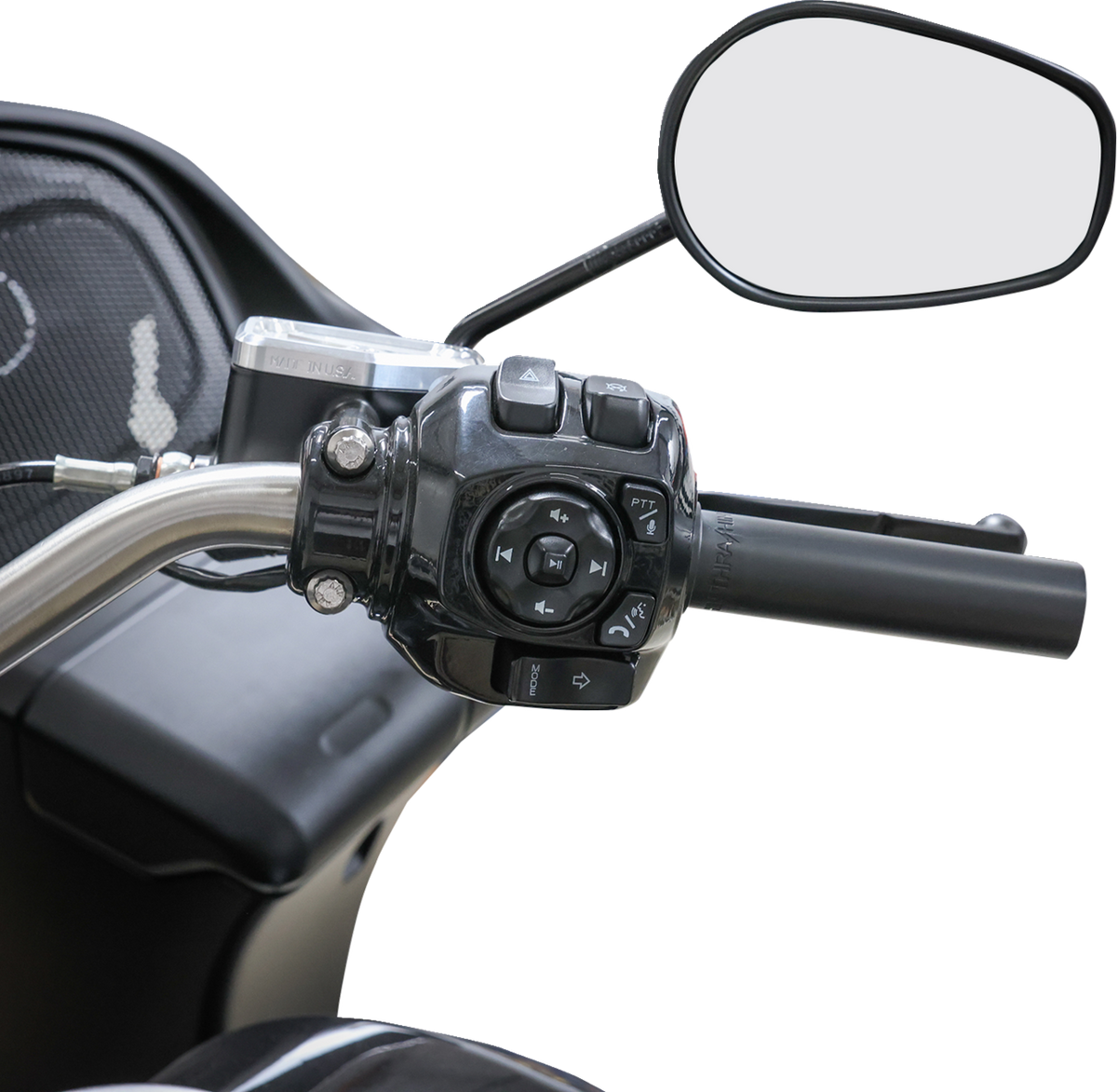 Throttle Tube - Smooth - 1" - Touring TBW - Black