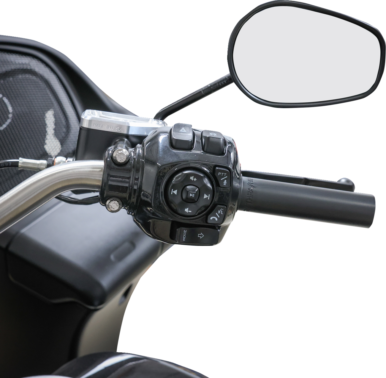 Throttle Tube - Smooth - 1" - Touring TBW - Black