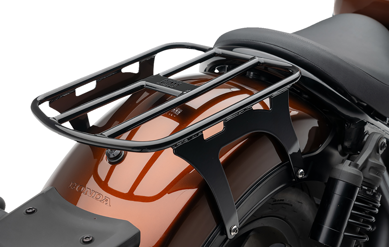 Solo Luggage Rack - Tube - Black - Rebel 1100