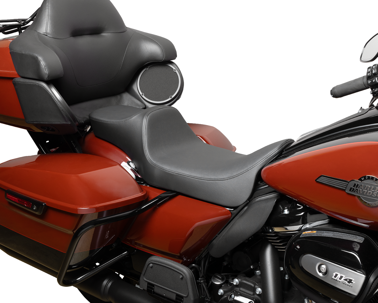 Predator III Seat - Extended Reach - Smooth - FLH/FLT '08-'24