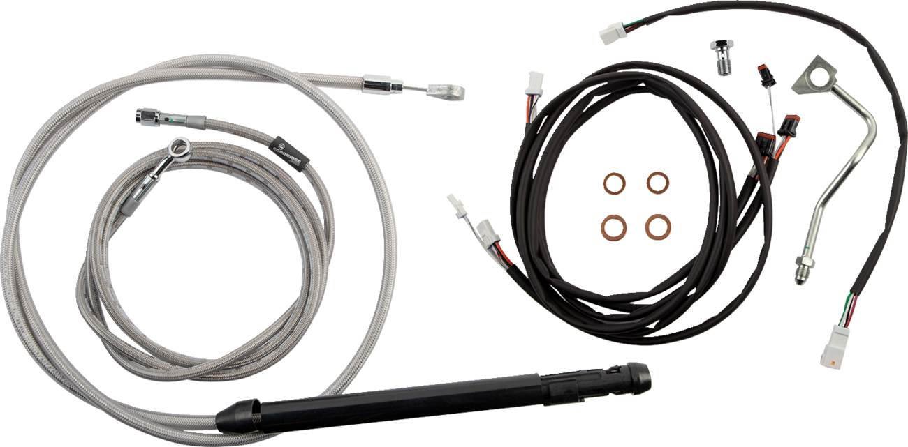 Touring Model Control Kit - Gorilla Ape Hanger - 18" - Stainless Steel