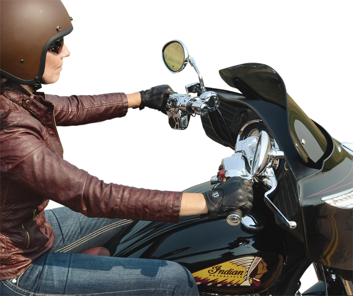 Klip Hanger Handlebar For Indian - 12" - Black/Chrome